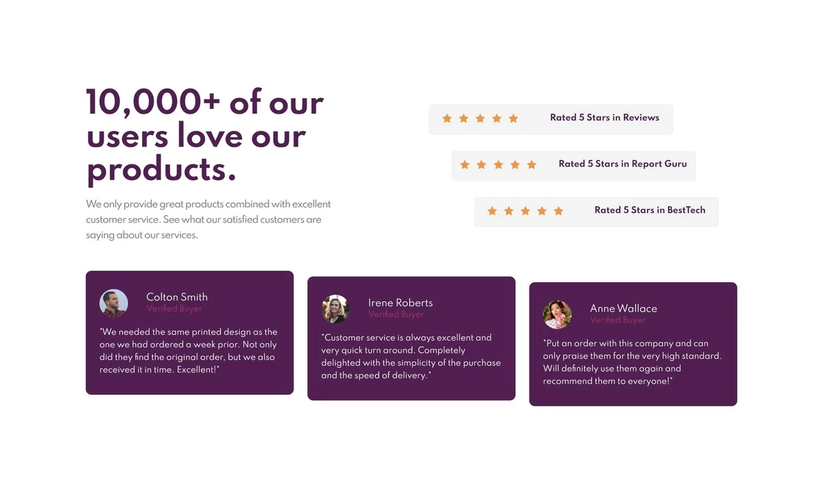 Frontend Mentor Testimonials Challenge