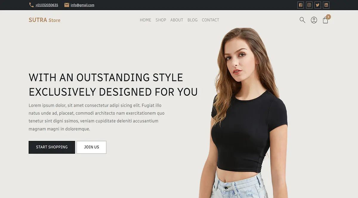 Sutra Store project